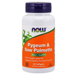 NOW Foods Pygeum & Saw Palmetto  - 60 softgels