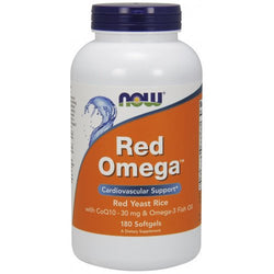 NOW Foods Red Omega (Red Yeast Rice)  - 180 softgels