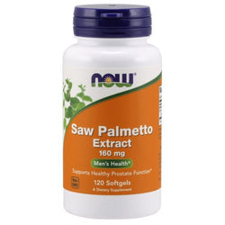 NOW Foods Saw Palmetto Extract - 160mg  - 120 softgels