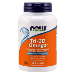 NOW Foods Tri-3D Omega  - 90 softgels