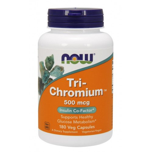 NOW Foods Tri-Chromium - 500mcg  - 180 vcaps