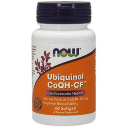 NOW Foods Ubiquinol CoQH-CF  - 60 softgels