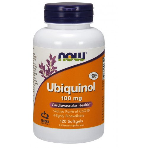 NOW Foods Ubiquinol - 100mg  - 120 softgels