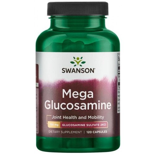 Swanson Mega Glucosamine, 750mg  - 120 caps