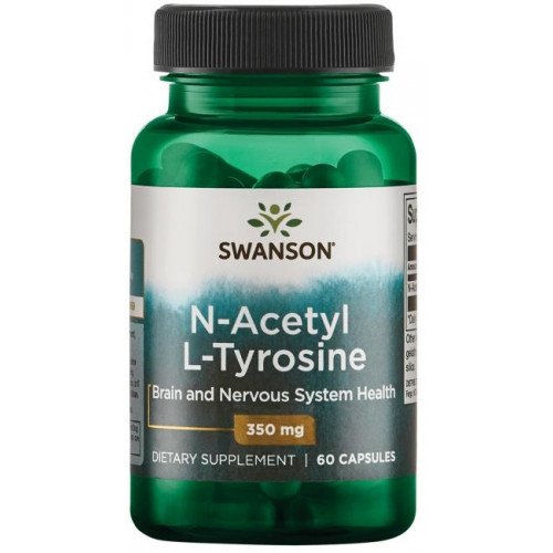 Swanson N-Acetyl L-Tyrosine, 350mg  - 60 caps