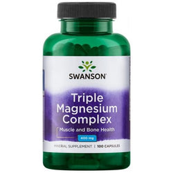 Swanson Triple Magnesium Complex - 400mg  - 100 caps