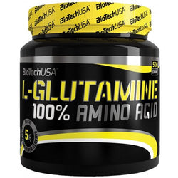 BioTechUSA 100% L-Glutamine - Unflavoured  - 500 grams