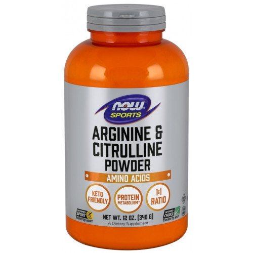 NOW Foods Arginine & Citrulline  - 340 grams