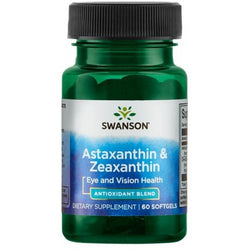 Swanson Astaxanthin & Zeaxanthin  - 60 softgels