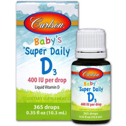 Carlson Labs Baby's Super Daily D3 - 400 IU  - 10 ml.