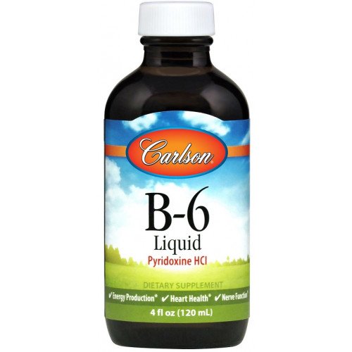 Carlson Labs Vitamin B-6 - Pyridoxine HCl  - 120 ml.