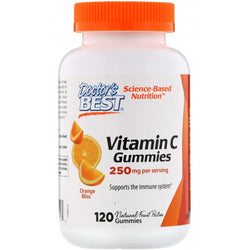 Doctor's Best Vitamin C 250 mg, Orange Bliss  - 120 gummies