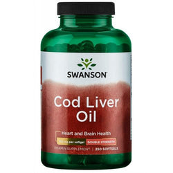 Swanson Cod Liver Oil - 700mg Double-Strength  - 250 softgels