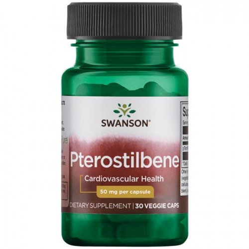 Swanson Pterostilbene, 50mg  - 30 vcaps