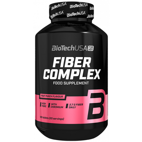 BioTechUSA Fiber Complex, Fruit Punch  - 120 tablets