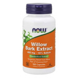 NOW Foods Willow Bark Extract, 400mg  - 100 caps