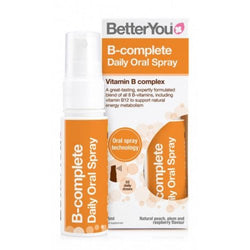 BetterYou B-complete Daily Oral Spray, Natural Peach, Plum & Raspberry  - 25 ml.