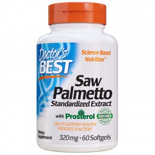 Doctor's Best Saw Palmetto Standardized Extract with Prosterol - 320mg  - 60 softgels