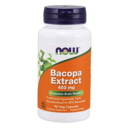 NOW Foods Bacopa Extract, 450mg  - 90 vcaps