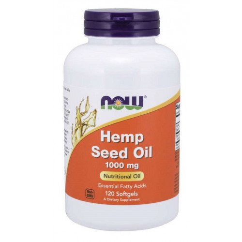 NOW Foods Hemp Seed Oil, 1000mg  - 120 softgels