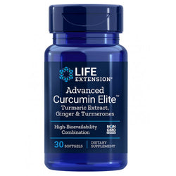 Life Extension Advanced Curcumin Elite Turmeric Extract, Ginger & Turmerones  - 30 softgels