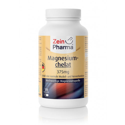 Zein Pharma Magnesium Chelate, 375mg  - 120 caps