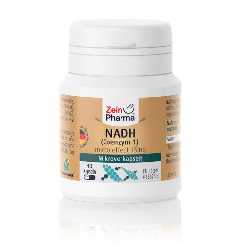 Zein Pharma NADH (Coenzyme 1), 15mg  - 40 caps