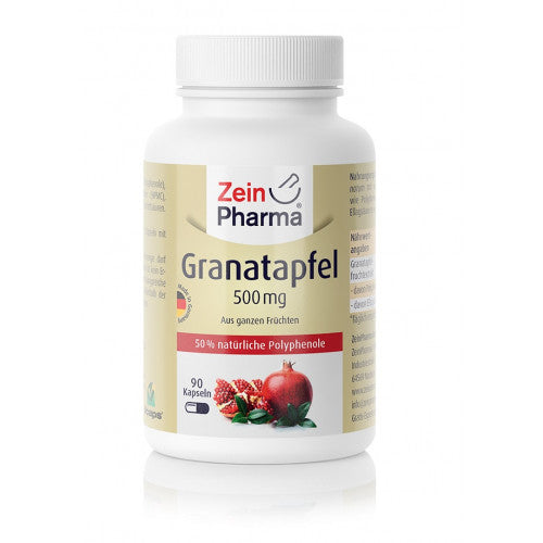 Zein Pharma Pomegranate, 500mg  - 90 caps