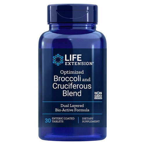 Life Extension Optimized Broccoli and Cruciferous Blend  - 30 enteric coated tabs