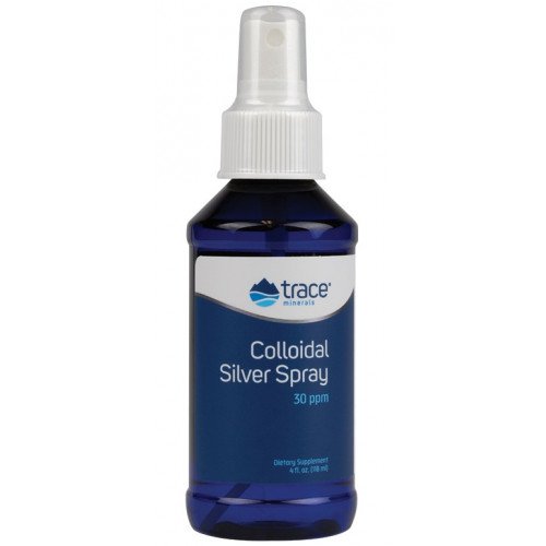 Trace Minerals Colloidal Silver Spray, 30ppm  - 118 ml.