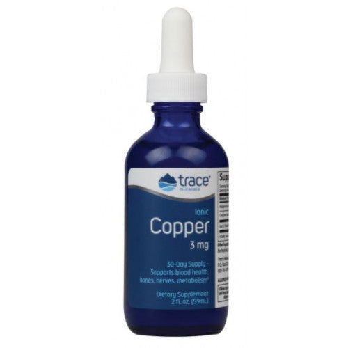 Trace Minerals Ionic Copper, 3mg  - 59 ml.