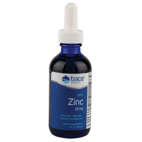 Trace Minerals Ionic Zinc, 50mg  - 59 ml.