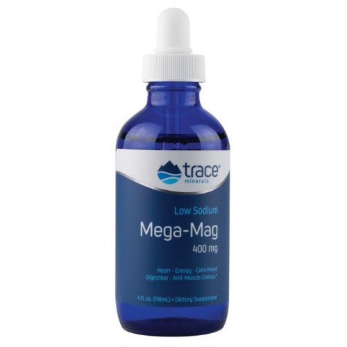 Trace Minerals Mega-Mag, 400mg  - 118 ml.