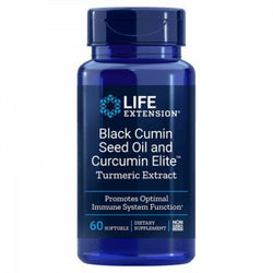 Life Extension Black Cumin Seed Oil and Curcumin Elite Turmeric Extract  - 60 softgels