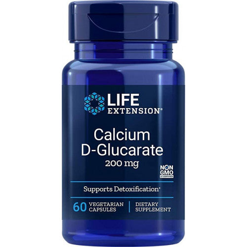 Life Extension Calcium D-Glucarate, 200mg  - 60 vcaps