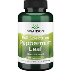 Swanson Full Spectrum Peppermint Leaf, 400mg  - 120 caps