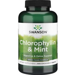 Swanson Chlorophyllin & Mint  - 500 chewable tablets