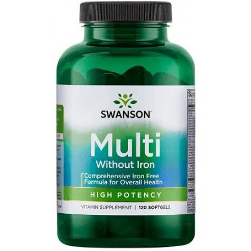 Swanson Multi Without Iron  - 120 softgels