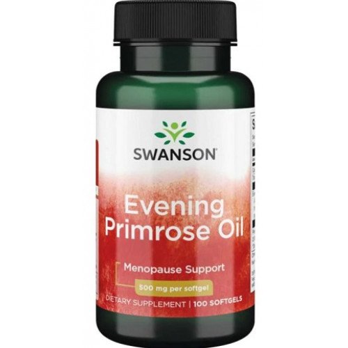 Swanson Evening Primrose Oil, 500mg  - 100 softgels