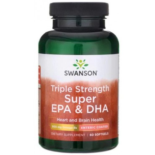 Swanson Triple Strength Super EPA & DHA, 900mg  - 60 softgels