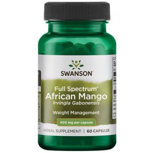 Swanson Full Spectrum African Mango (Irvingia Gabonensis), 400mg  - 60 caps