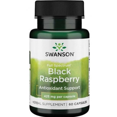 Swanson Full Spectrum Black Raspberry, 425mg  - 60 caps