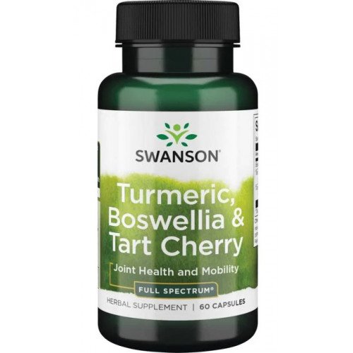 Swanson Turmeric, Boswellia & Tart Cherry  - 60 caps