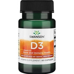 Swanson Vitamin D-3 - 1000 IU  - 60 caps