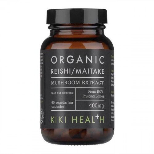 KIKI Health Reishi & Maitake Mushroom Extract  - 60 vcaps