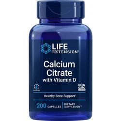 Life Extension Calcium Citrate with Vitamin D  - 200 vcaps