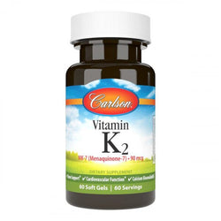 Carlson Labs Vitamin K2 MK-7, 90mcg  - 60 softgels