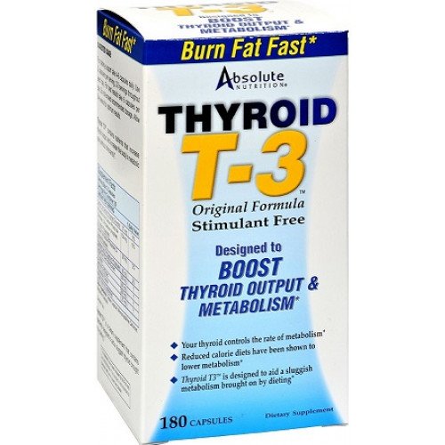 Absolute Nutrition Thyroid T3  - 180 caps