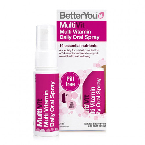 BetterYou MultiVit, Blackcurrant and Plum  - 25 ml.