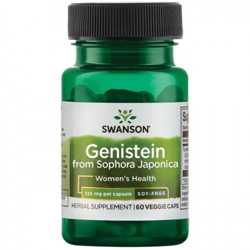 Swanson Genistein from Sophora Japonica, 125mg  - 60 vcaps